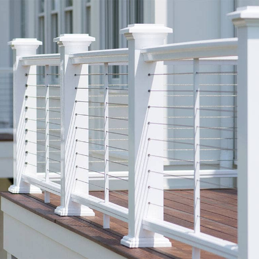 What is the right way to set stainless steel railings?